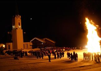 Funkenbbrennen in Schröcken