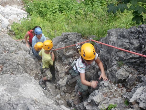 Kinder Klettersteig in Schröcken