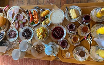 Leckeres Bergfrühstück