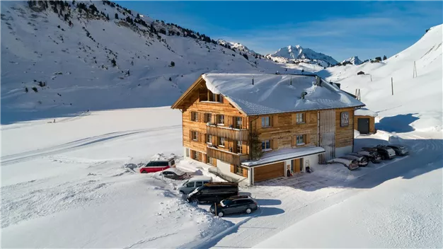 Direkt am Skiweg, Loipe und Winterwanderweg