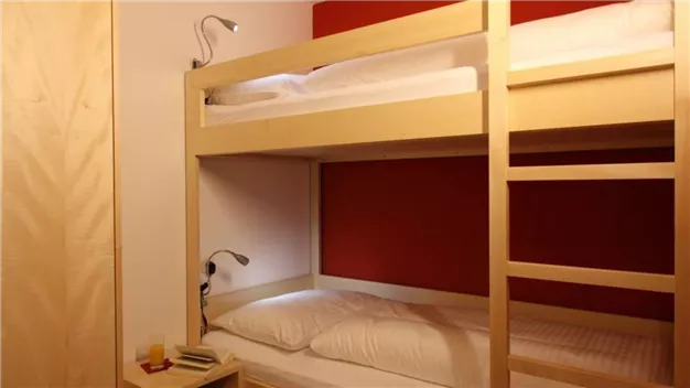 Schlafzimmer 1 "Auenfeld" mit Etagenbett