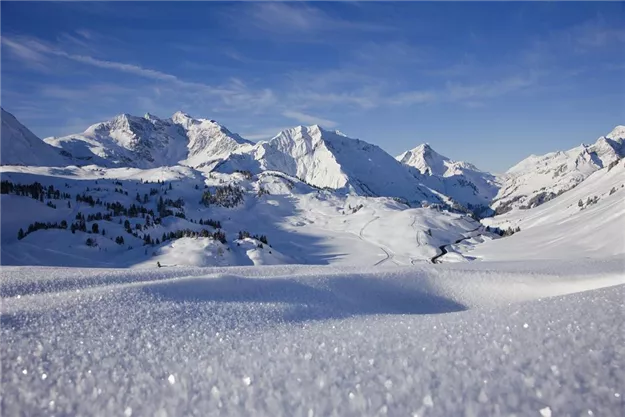 Wintertraum in den Bergen