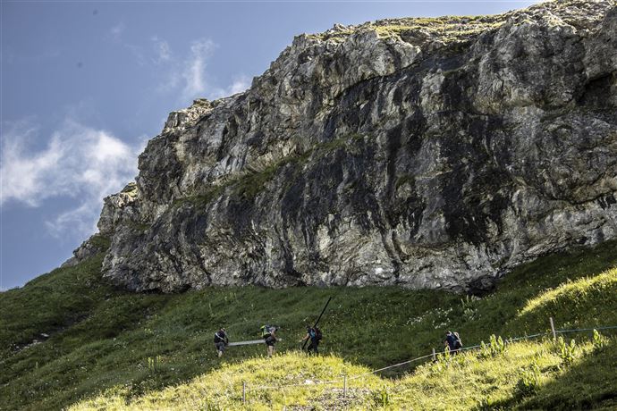 Aufstieg auf das Rothorn