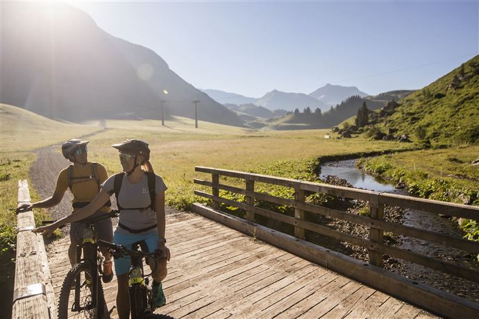 Biken in Warth-Schröcken