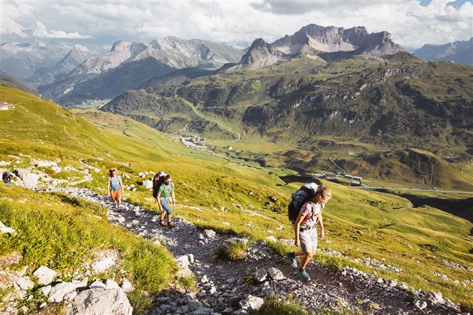 Querung unter dem großen Widderstein